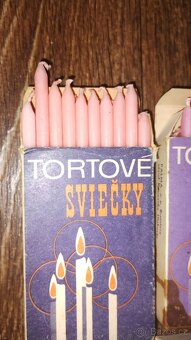 Dortové svíčky retro - 2