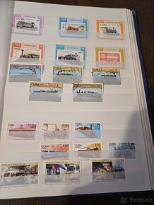 predám známky,aršíky - vlaky - Cuba - 2