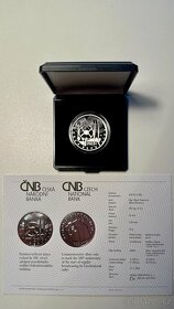 Stříbrná mince 200 Kč Československý Rozhlas PROOF - 2