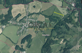 Prodej podílu 3706 m2 na pozemcích v k. ú. Slavkov pod Hostý - 2