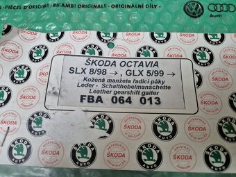 kožená manžeta řazení Škoda Octavia I - 2