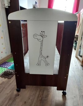 S DOVOZEM postýlka Klups safari žirafa ořech. Vyškově stavit - 2