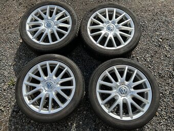 Alu orig letni sada Volkswagen GT 5x112 7J ET54 225/45 R17 - 2