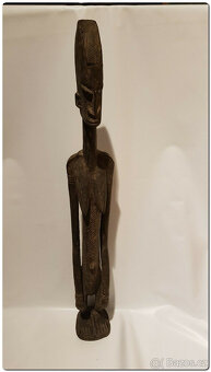 Socha Dogonů, dřevěná figurka ženského předka, Mali, Afrika, - 2