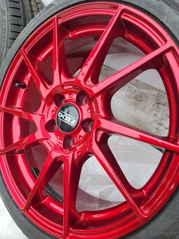 Krásné nové alu kola dotz kendo 5x100 r17 nové pneu - 2