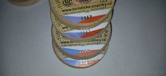 Turistické známky - 17 ks - 2