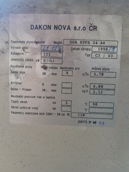 Plynový kotel Dakon - 2