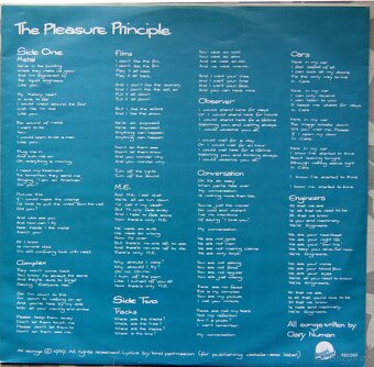 LP deska - Gary Numan - The Pleasure Principle - 2