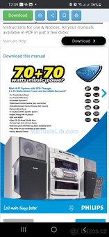 HiFi systém Philips vč. pojízdného stolku - 2