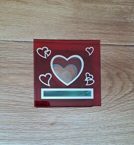 Romantický rámeček na fotku a držák na ubrousky - 2