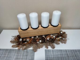 ADVENTNÍ SVÍCEN - poctivá ruční práce - 2