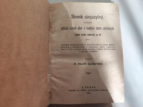 Starý slovník cizích slov - 2