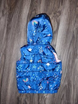 Dětská zimní vesta 0-3 měsíce - 2