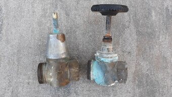 Mosazné ventíly, šoupě - 2