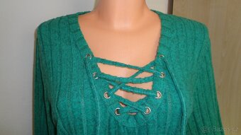 Zelená halenka vel.přibl.48 NOVÁ - 2