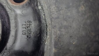 Plechový disk 5x112 R16 - 2