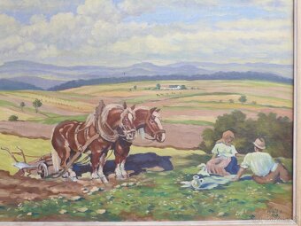 Olej na plátně_Hrbáč A._1948 - 2