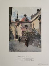 Reprodukce akvarelů "Stará Praha" - 2
