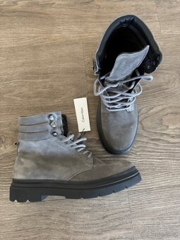 Pánské kožené boty Calvin Klein - 2