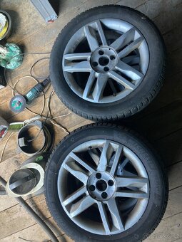 Alu kola 17” 4x100 s Michelin Alpin 6 – zimní pneu 5–6 mm - 2