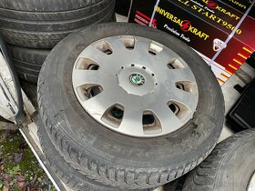 Prodam plechove disky Octavia 195/65R15 Hankook - 2