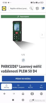 PARKSIDE® Laserový měřič vzdálenosti PLEM 50 C4 - 2