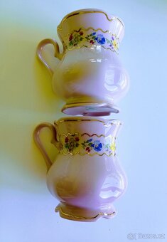 2 ks růžový porcelán - 2