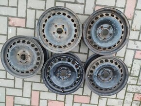 Prodám plechové disky 5x112 15" - 2