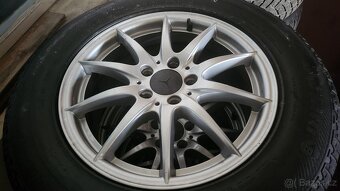 orig. alu kola Mercedes 17" + pneu Barum zima- - 2
