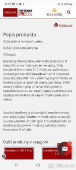 Prodám 2 originální palety s bloky Porotherm T 38 profi - 2