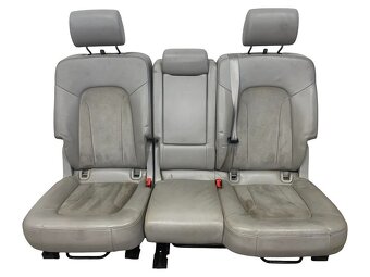 Sedačky šedá kůže alcantara Audi Q7 4L r.v. 2007 - 2