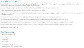 NOVÁ nevybalená digestoř závěsná FABER BEAT BK MATT F45 - 2