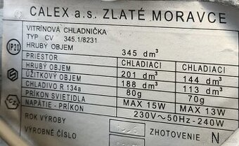 Vitrínová CALEX - 2