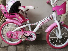 Dětské kolo Minnie stav nového + helma - 2