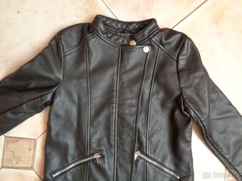 Dívčí bunda moto biker, vel. 152 - 2