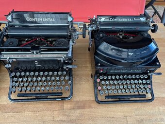 Starožitné psací stroje Continental a Olympia - 2