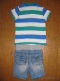 Komplet tričko s kraťasy vel.1 - 4m. - 2