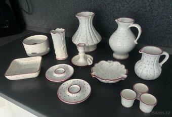 Keramika zn. GMUNDNER, 13dílná sada, originál značeno. - 2