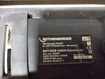 Rothenberger – pila ocaska ROTIGER VARIO Electronic - 2