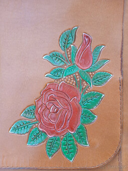 Prodám koženou ručně šitou tašku - SPĚCHÁ - 2