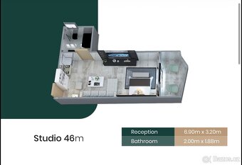 🇪🇬 Prodej studia v rezortu Grand Rock Hurghada - 2