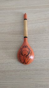 Dřevěná ručně malovaná lžíce - 2
