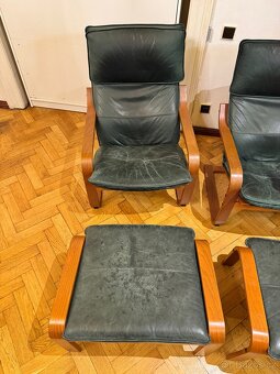Kožené křeslo 2ks - 2