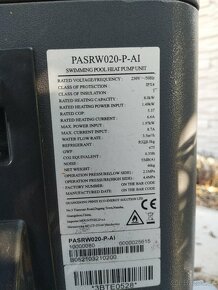 Tepelné čerpadlo k bazénu 8 kw - 2