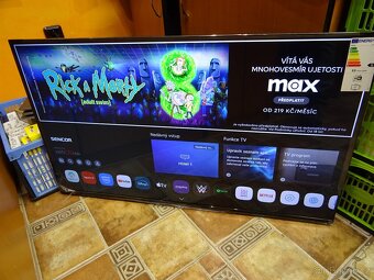Zánovní LED televize Sencor SLE 43US803B 109cm - 2