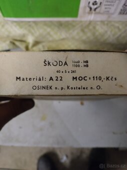 Brzdové obložení Škoda 1000mb, 1100mb, Škoda MBX - 2