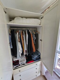 Šatní skříň IKEA smetanová - 2