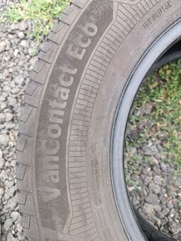 215/65/15 C 104/102T CONTINENTAL -2KUSY LETNÍCH PNEU 6mm - 2