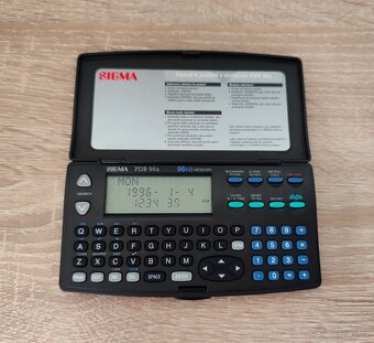 ELEKTRONICKÝ ORGANIZÉR (DATABANKA) SIGMA PDB 96a - 2