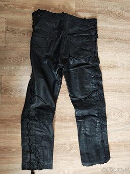 Kožené kalhoty NAZRAN pánské 2XL - 2